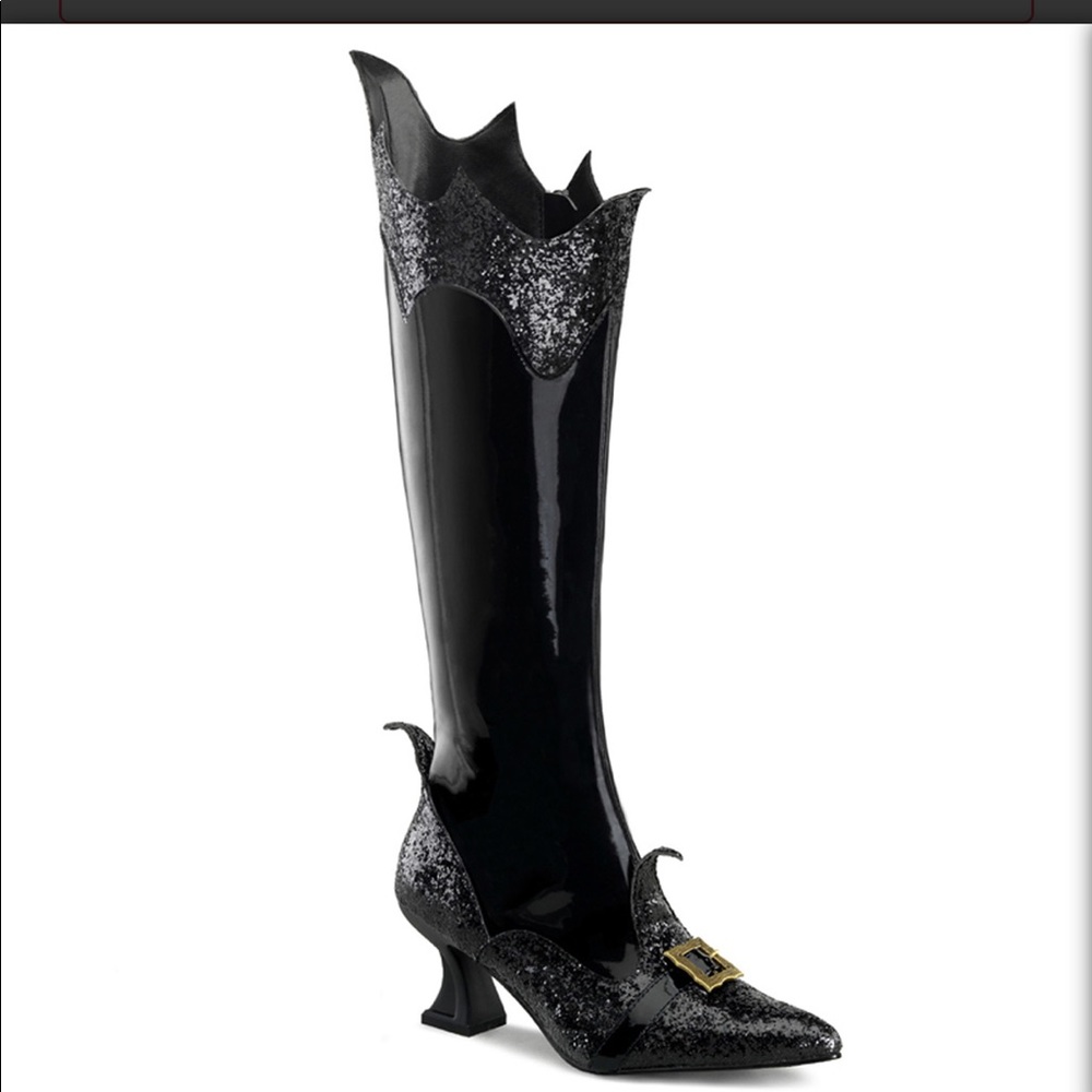 Black Witch Boots 🎃 Costume Boots 🎃 Cosplay 🎃